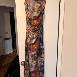 Pretty Garbage Art Print Midi Dress